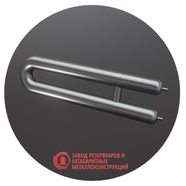 Регистры отопления двухрядные РЗЭ-2x76x2.5-1000 мм