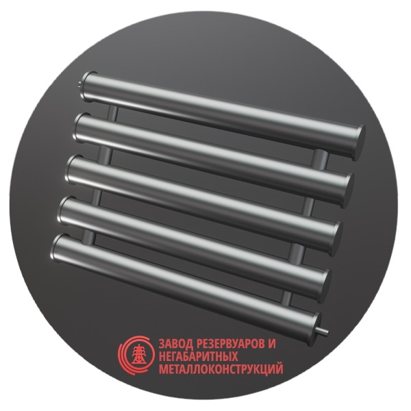 Регистры отопления пятирядные РСП-5x89x3.0-5000 мм