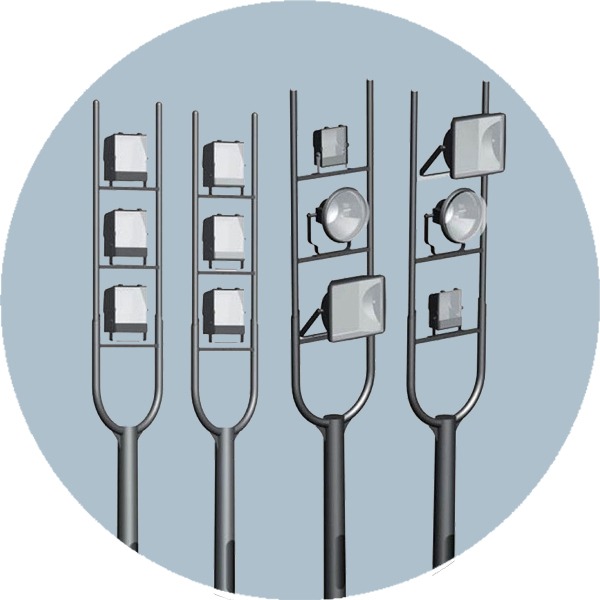 Декоративная опора освещения "Камертон" - 7