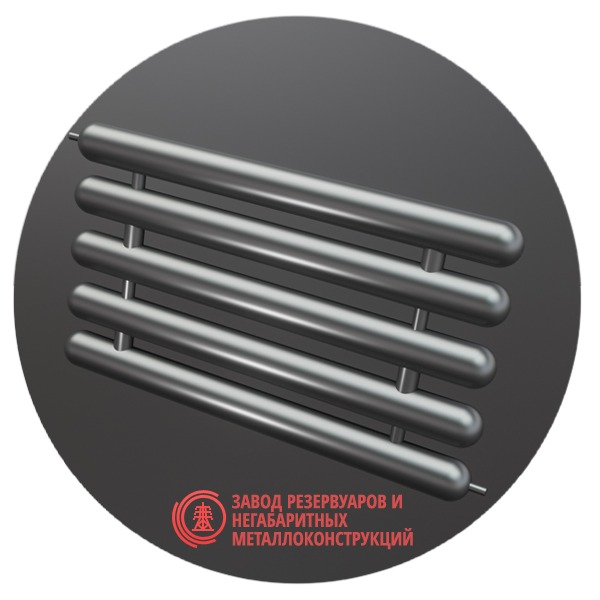 Регистры отопления пятирядные РСЭ-5x133x4.0-12000 мм