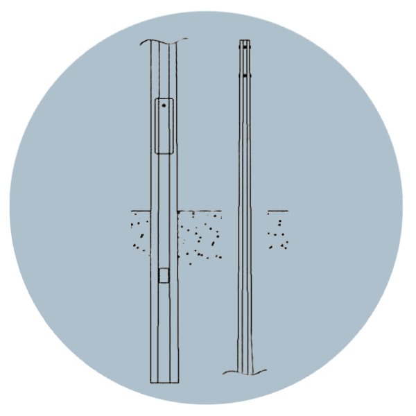 Опора освещения ОГК-10-4(2)
